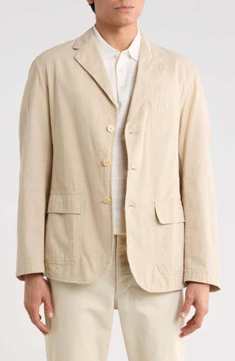 BUCK MASON Seersucker Carry On Cotton Sport Coat