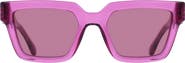 FERRAGAMO 52mm Square Sunglasses