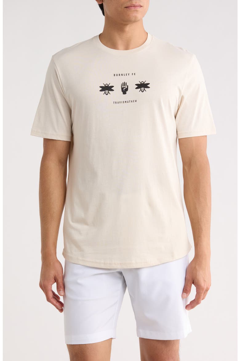 Winning Point Graphic T-Shirt, Main, color, MOONBEAM