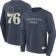 FANATICS Men's Fanatics Blue Philadelphia 76ers Elements Future Ground Lettering Pullover Sweatshirt