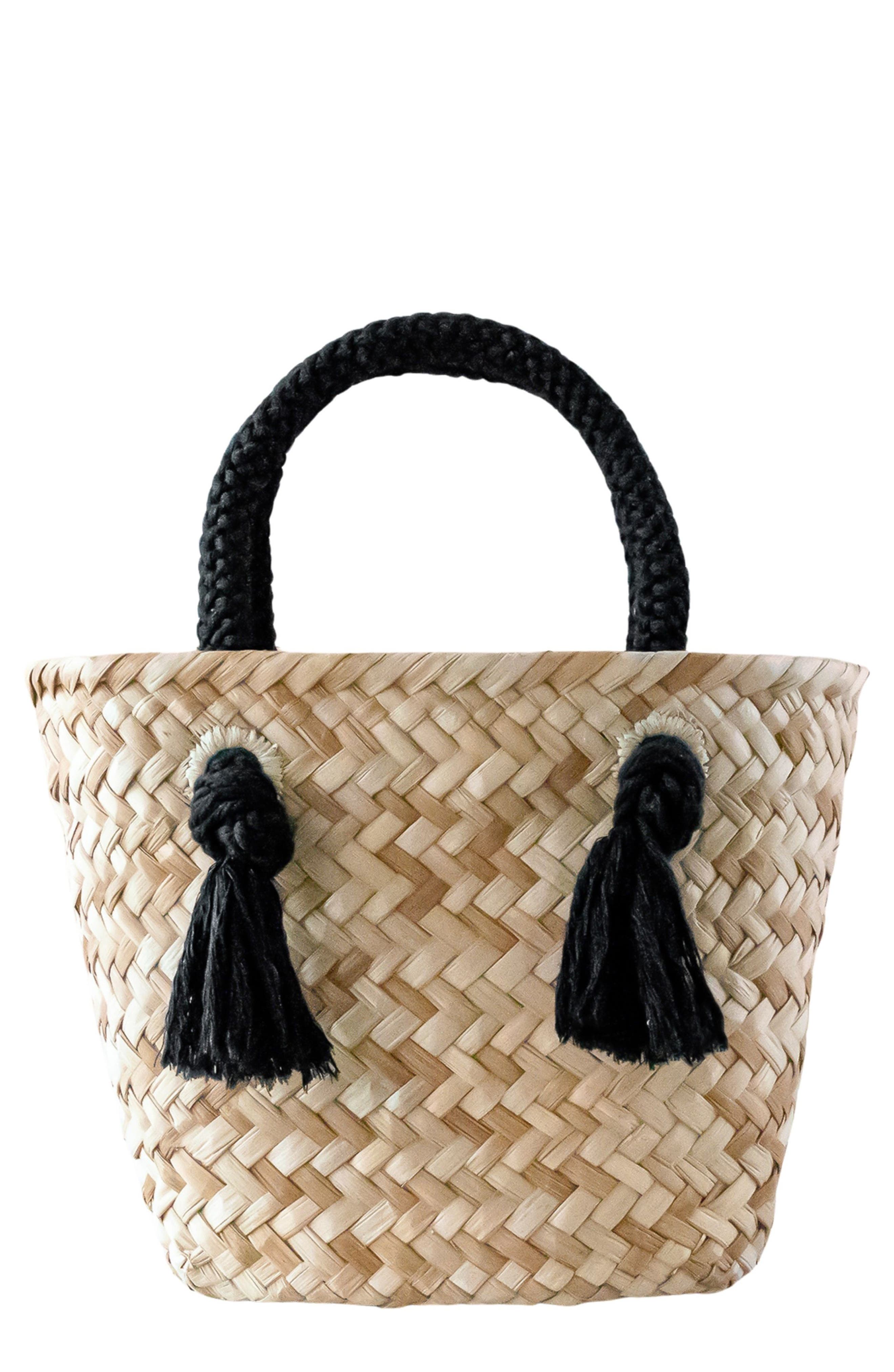 LIKHA Mini Seagrass Tote, Main, color, 