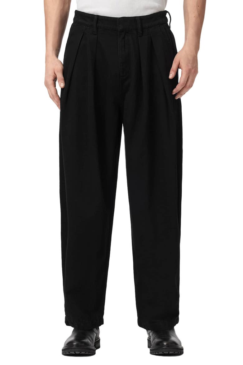 Becco Straight Leg Pants, Main, color, BLACK