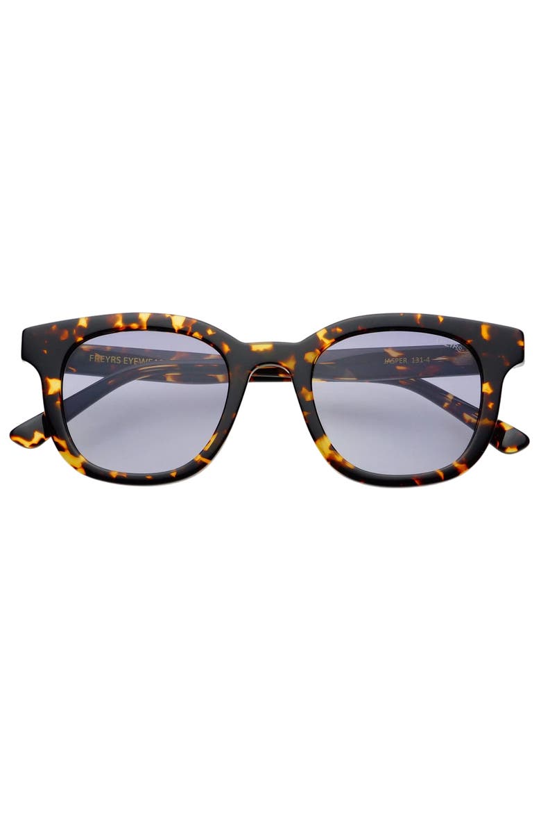 FREYRS Eyewear Jasper Round Sunglasses, Main, color, Dark Tortoise