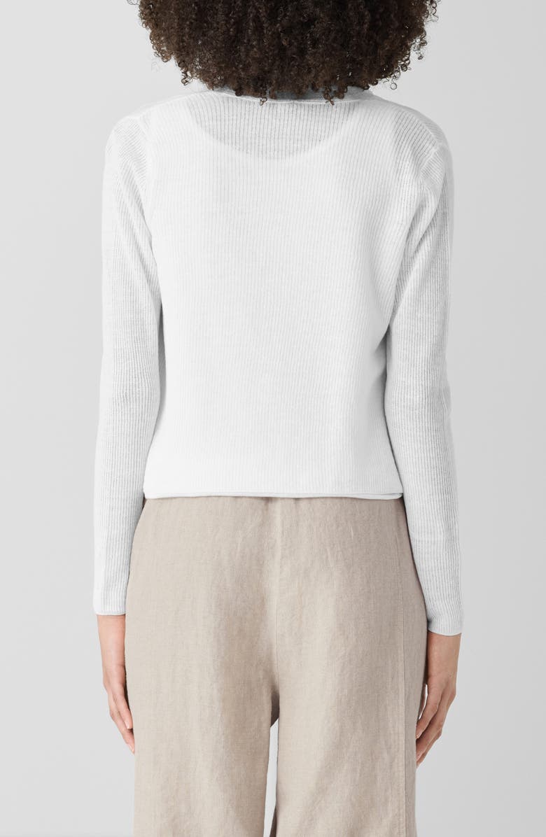 Eileen Fisher Organic Linen & Organic Cotton Cardigan, Alternate, color, 