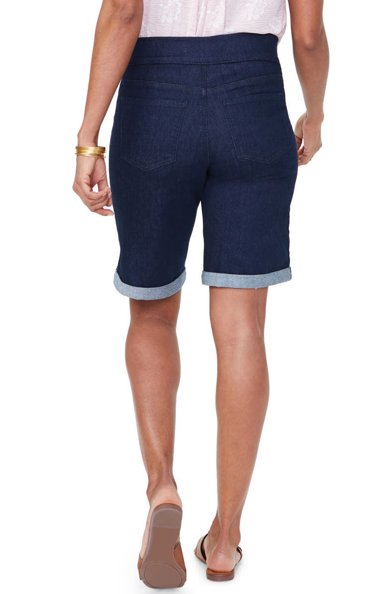 NYDJ Roll Cuff Pull-On Denim Shorts, Alternate, color, 