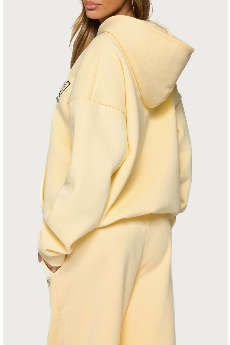 West Coast Camo Logo Oversize Hoodie, Alternate, color, LIGHT-YELLOW