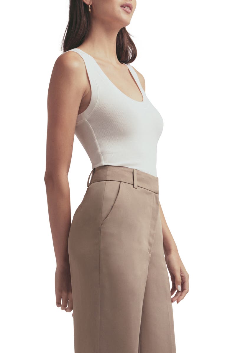 Favorite Daughter The Rib Tank, Alternate, color, White