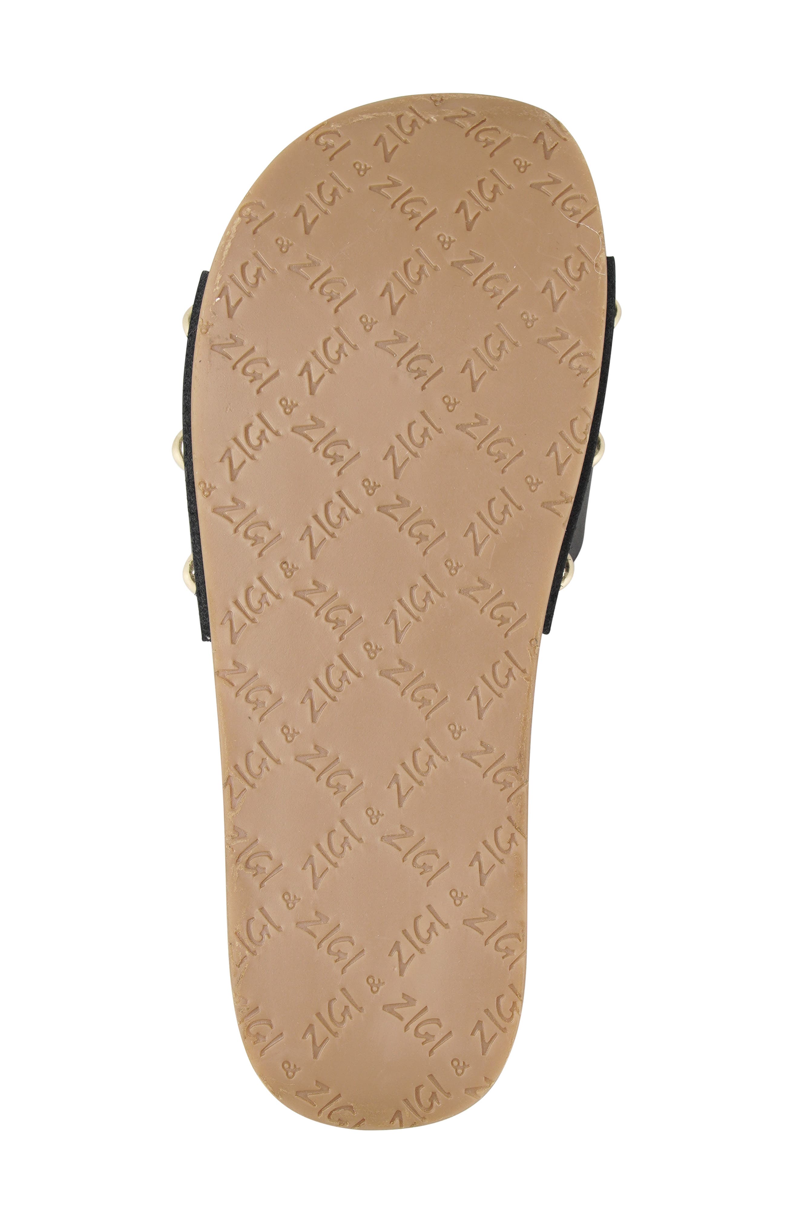 Ninnah Leather Slide Sandal, Alternate, color, BLKLT