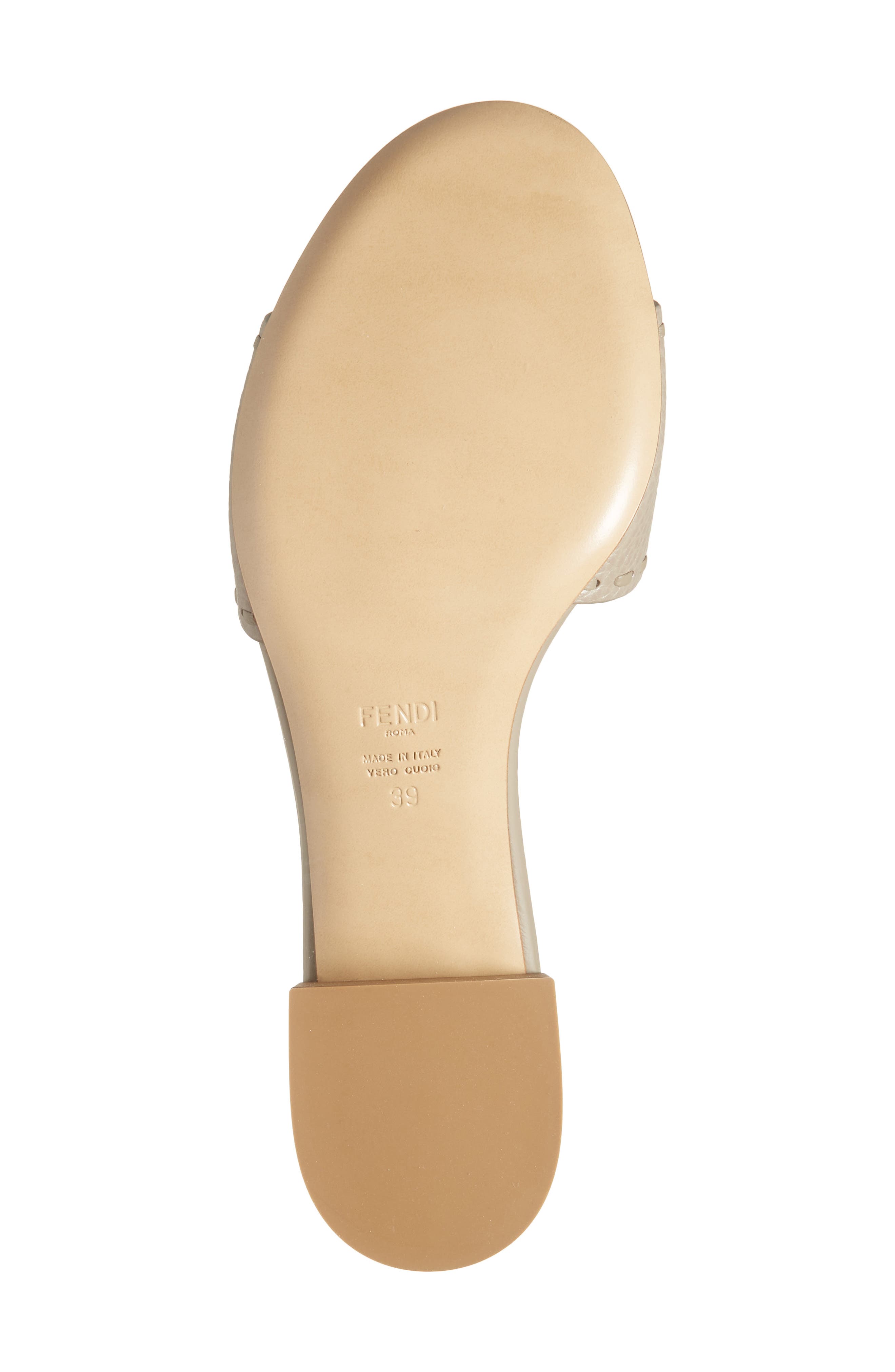 Baguette Slide Sandal, Alternate, color, IVORY