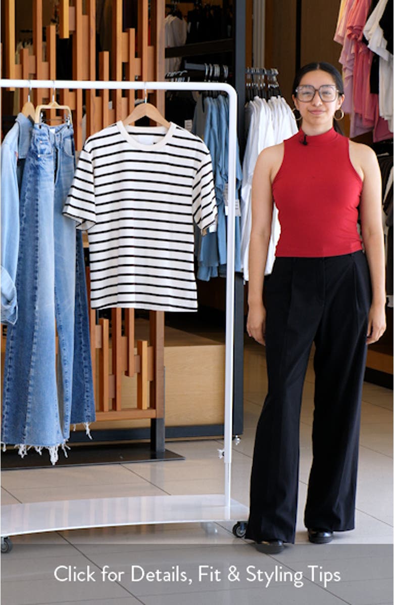 Goldie Stripe Cotton T-Shirt, sales video thumbnail