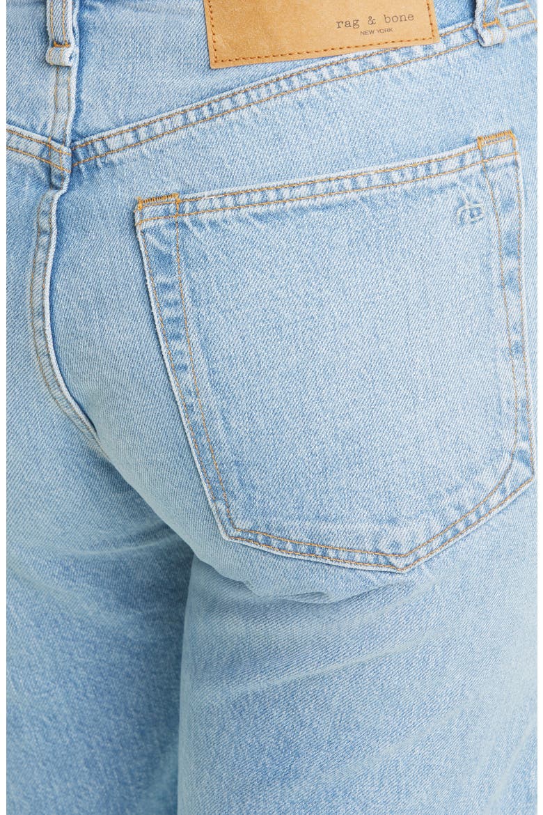 Maya Ripped High Waist Ankle Straight Leg Jeans, Alternate, color, HARDWICK