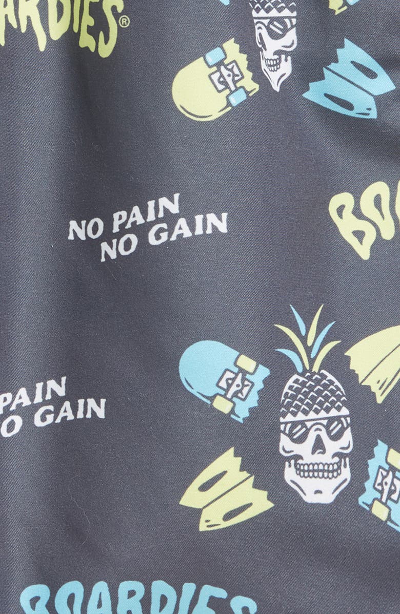 Boardies Kids
 No Pain No Gain Swim Trunks, Alternate, color, 