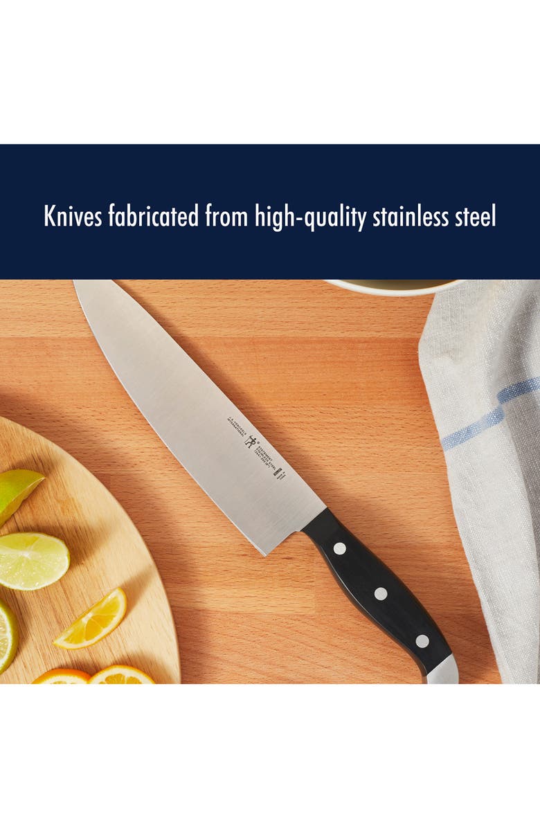 HENCKELS CUTLERY Statement 20-Piece Self-Sharpening Knife Block Set, Alternate, color, Black