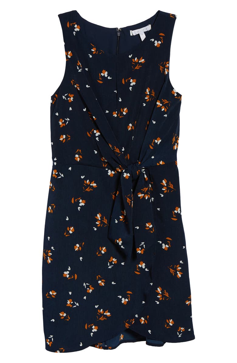 Leith Tie-Front Mini Dress, Alternate, color,