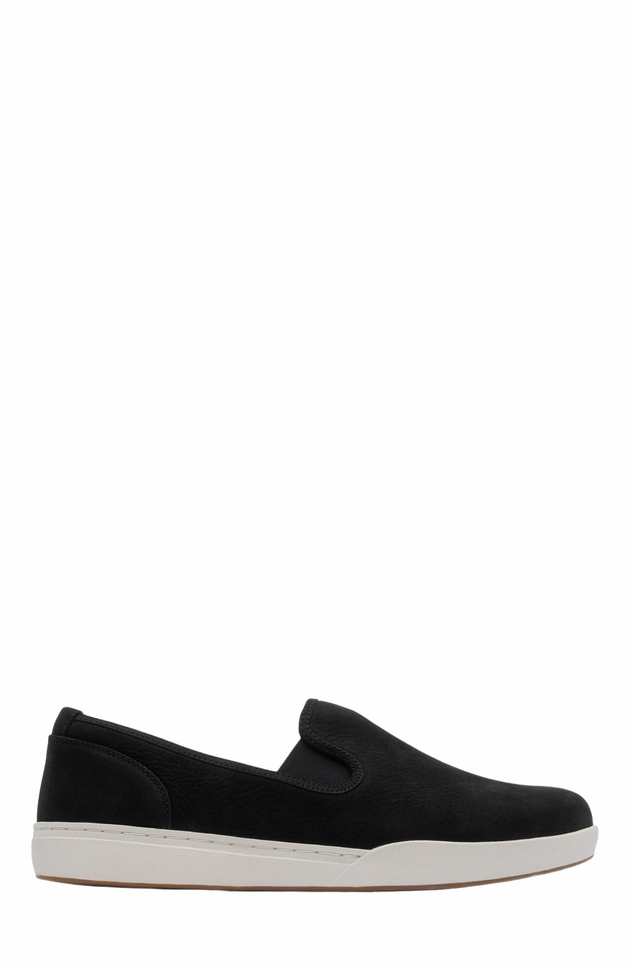 ABEO Encore Slip On Sneaker, Alternate, color, Black Leather - Regular