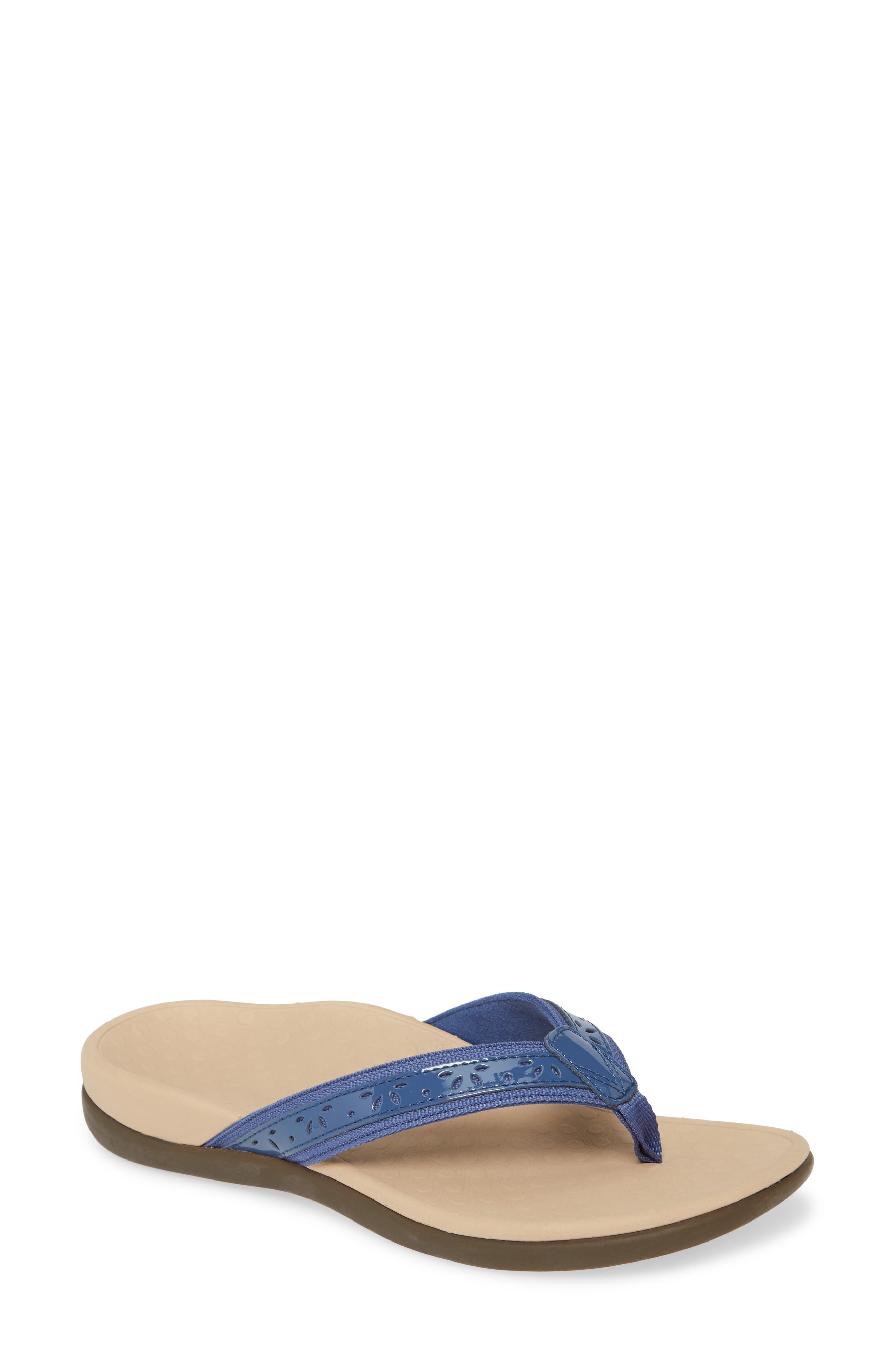 Casandra Flip Flop, Main, color, INDIGO