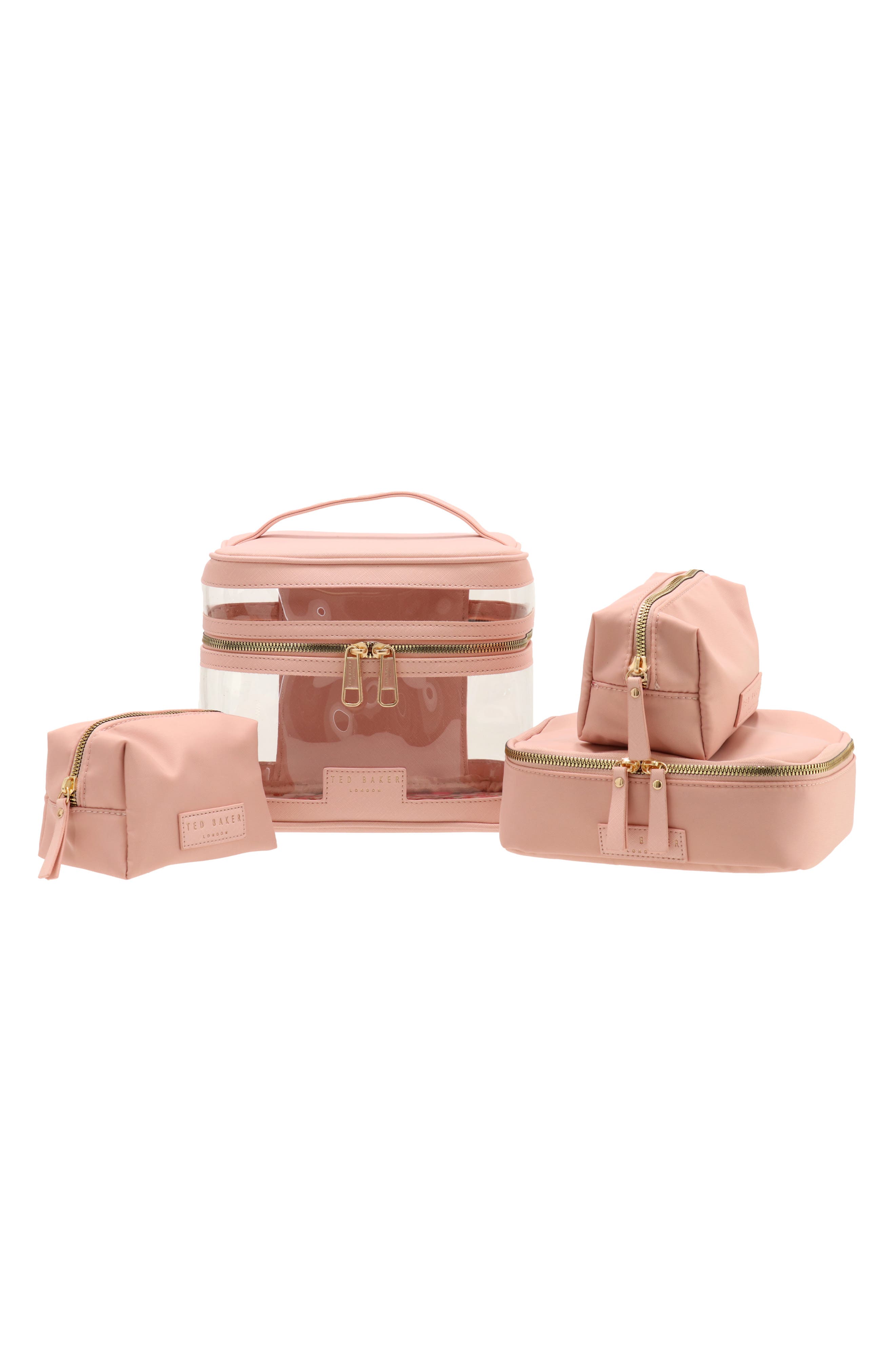 Ted Baker 4-Piece Train Case Set, Main, color, 