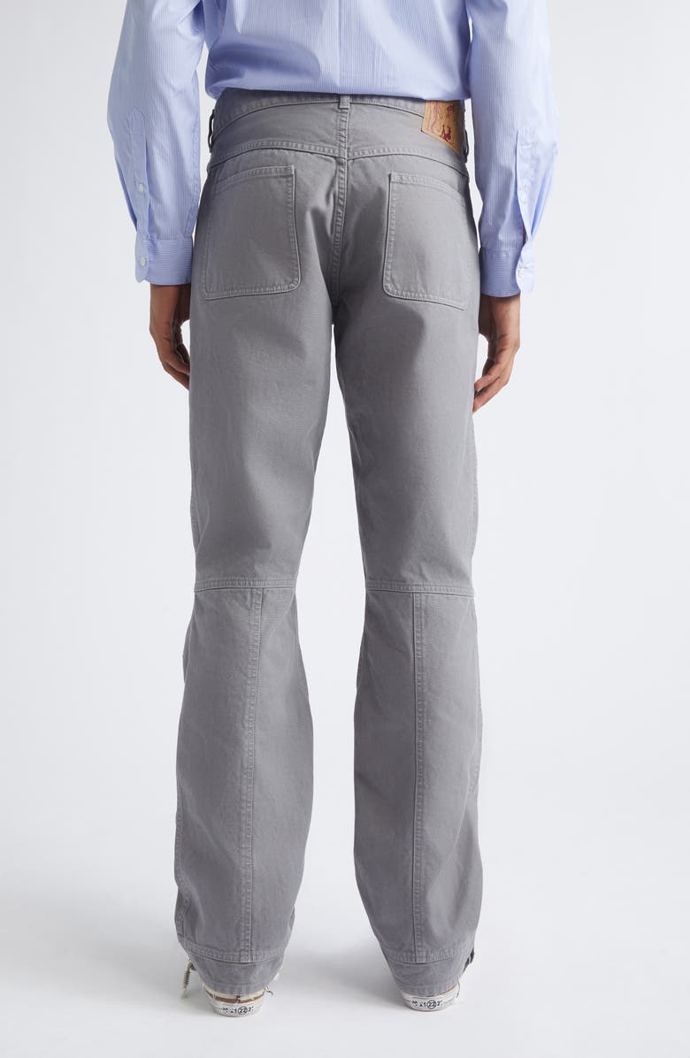 Martine Rose Regular Fit Cotton Straight Leg Utility Jeans, Alternate, color, Grey