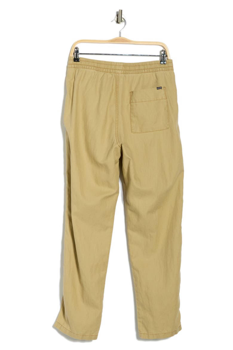 Pacifica Linen Blend Pull-On Pants, Alternate, color, CHAI