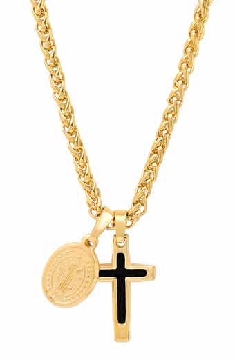 Men's Lady Guadalupe Pendant Necklace
