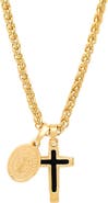 STEELTIME Men's Lady Guadalupe Pendant Necklace