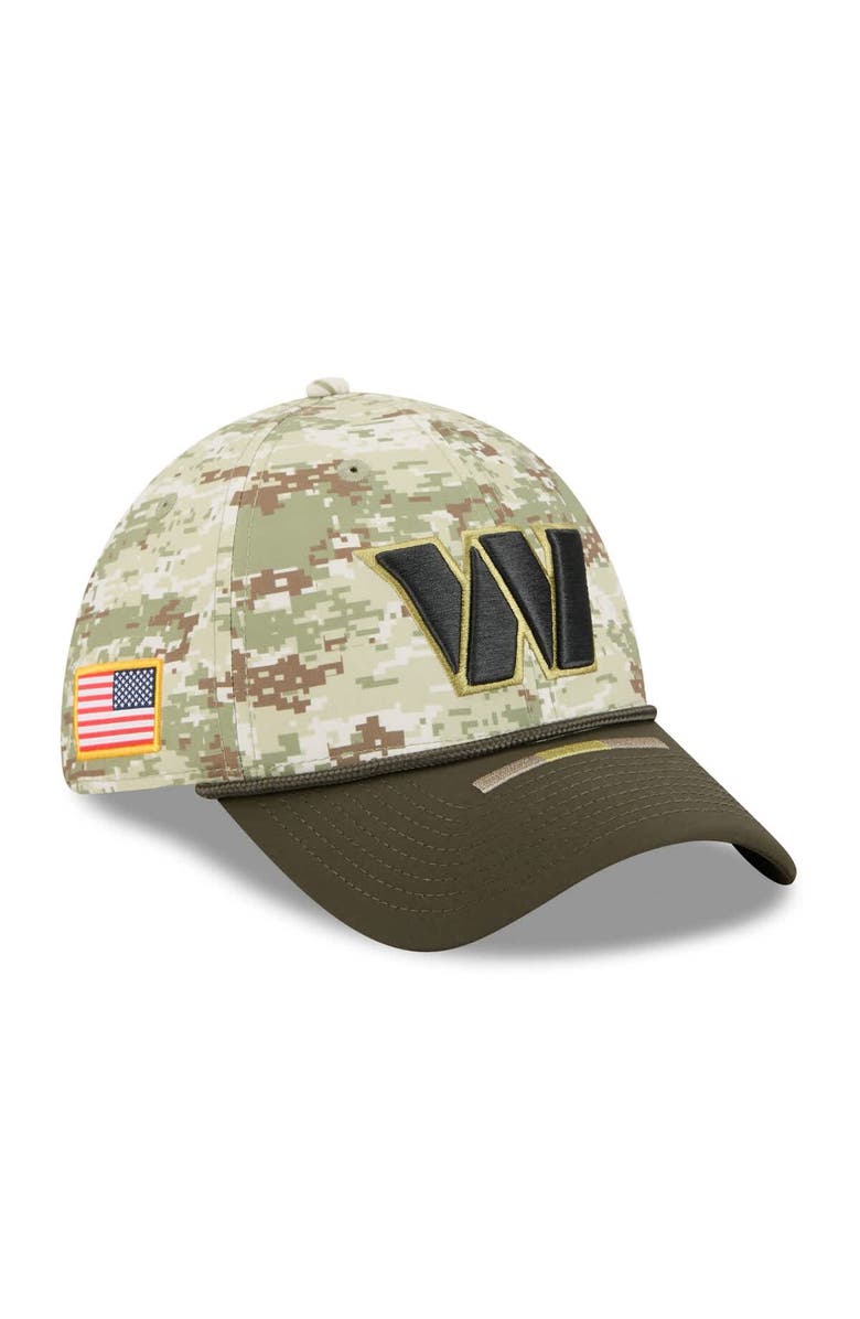 New Era Men's New Era Camo Washington Commanders 2025 Salute to Service 39THIRTY Flex Hat, Main, color, Camo