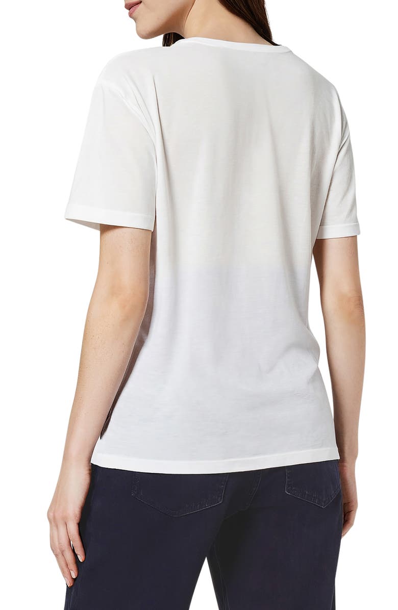 Wildfox Ryan Ribcage Graphic T-Shirt, Alternate, color, Snow White