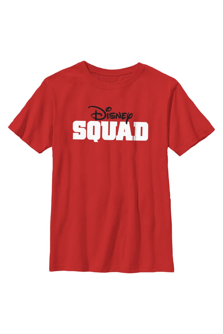 Boy's Disney Squad  Graphic T-Shirt, Main, color, Red