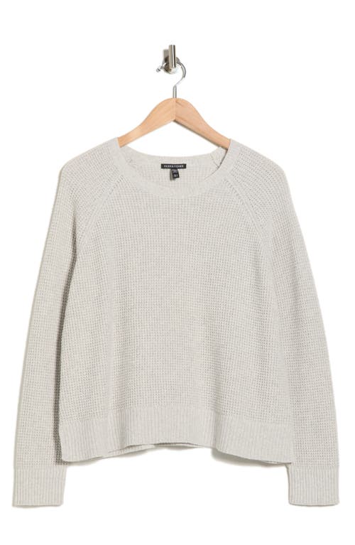 Eileen Fisher Crewneck Organic Cotton & Recycled Cashmere Sweater In Neutral