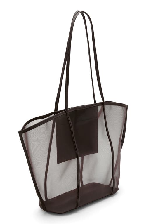 Mango Larger Shopper Bag In Brown