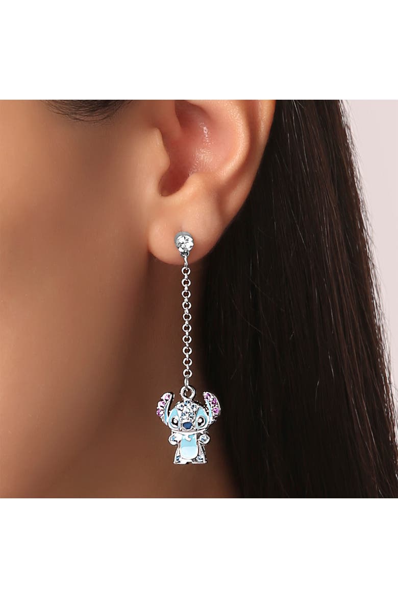 Silver-Plated Stitch Earrings Set - 6 Pairs, Alternate, color, Silver, blue