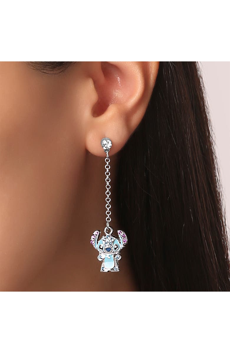 Disney Silver-Plated Stitch Earrings Set - 6 Pairs, Alternate, color, Silver, Blue