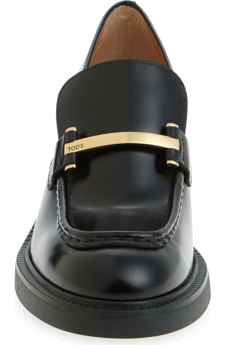 Tod's Barretta Loafer, Alternate, color, Nero