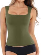 Popilush Cloud Touch Snatched Double Layer Tummy Control Sleeveless Tank Top