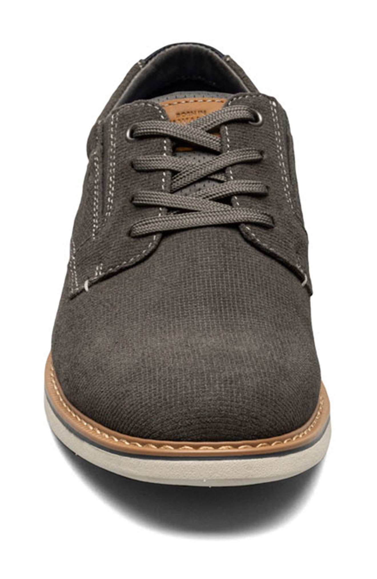 NUNN BUSH Otto Plain Toe Derby - Wide Width Available, Alternate, color, Gray