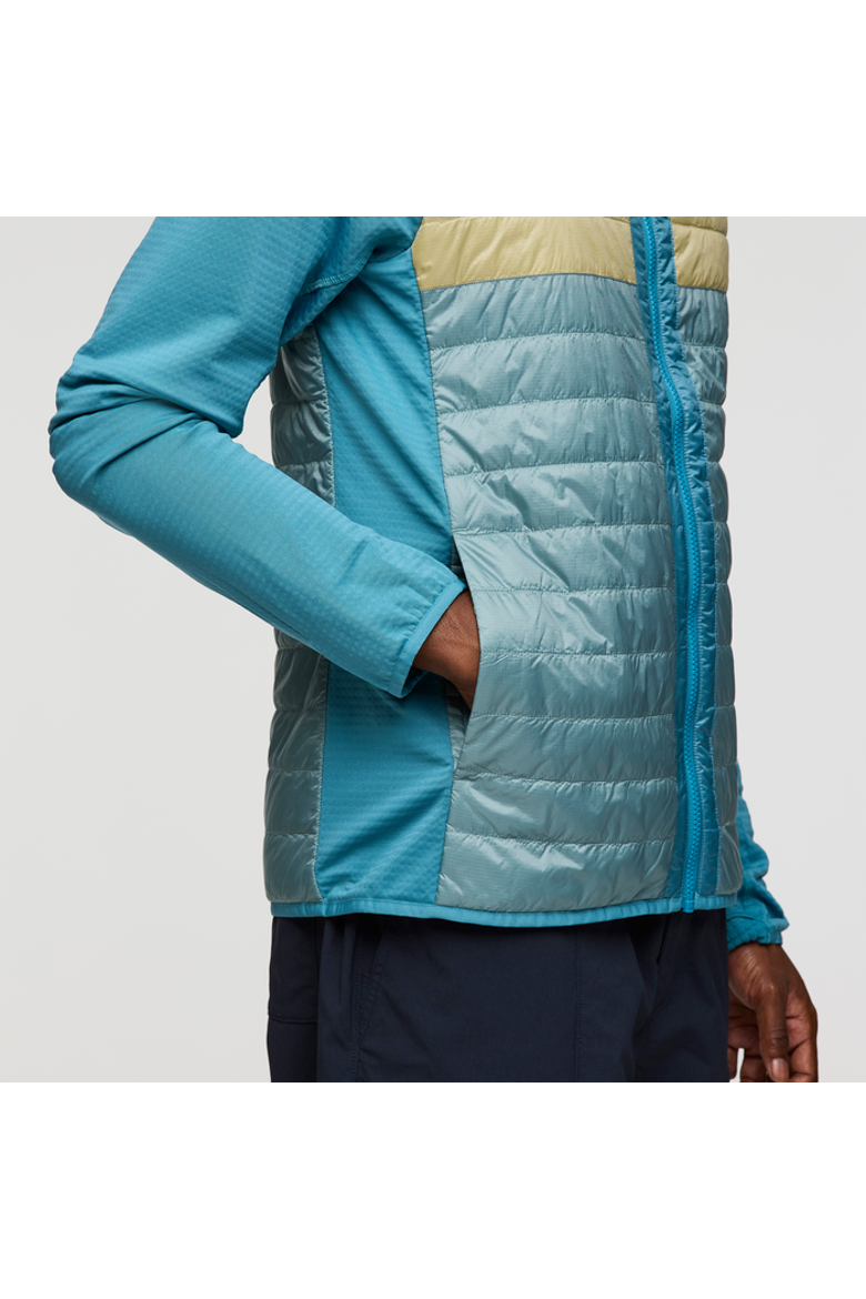 Capa Hybrid Insulated Hooded Jacket - Men's, Alternate, color, Drizzle/Bluegrass