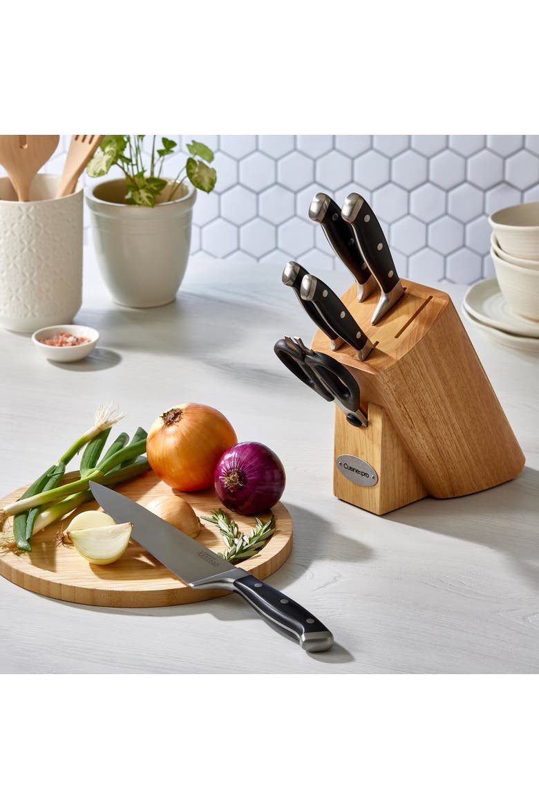 ARTISAN Licht 7-Piece Knife Block, Alternate, color, Black