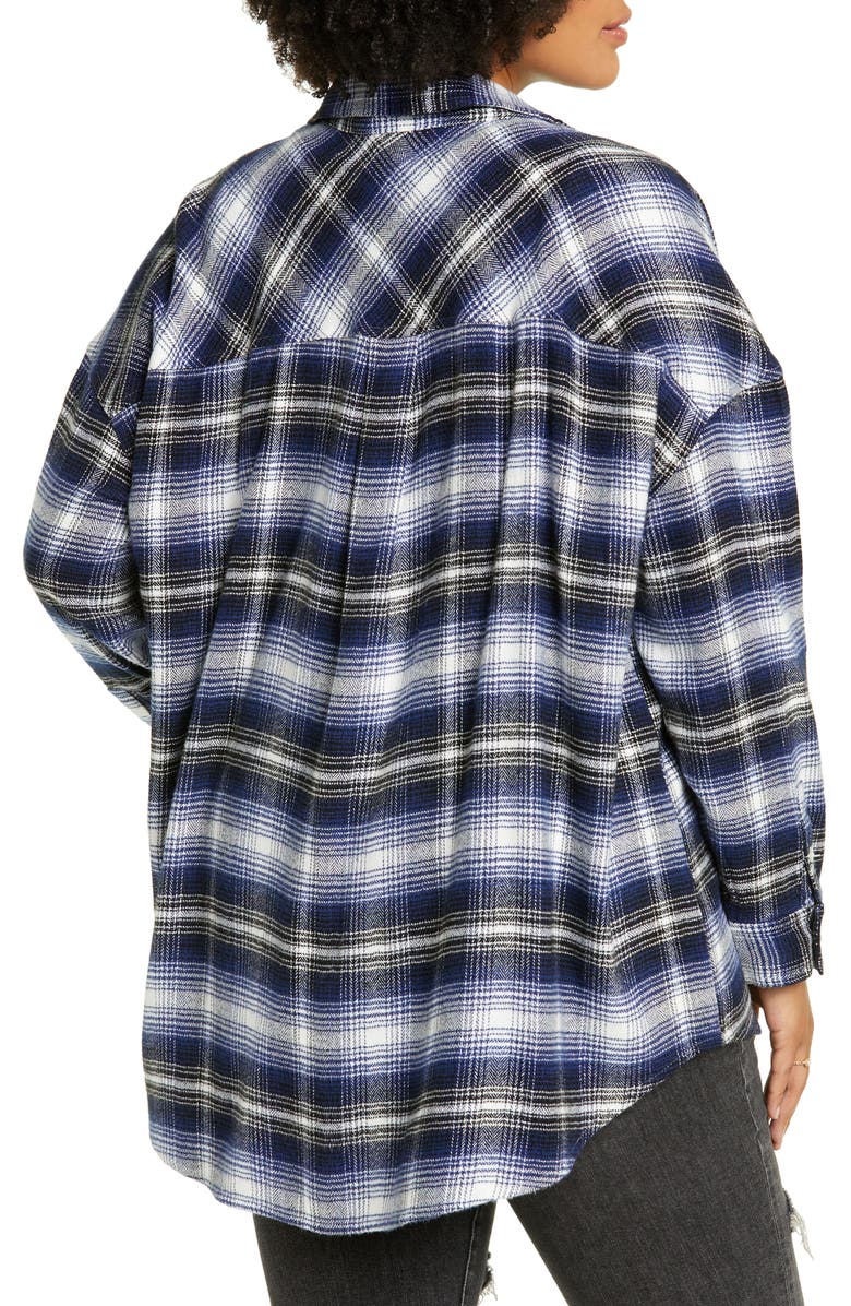BP. Boyfriend Plaid Shirt, Alternate, color,