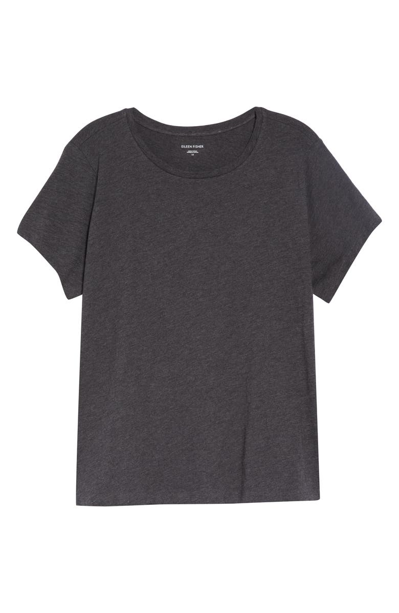 Eileen Fisher Boxy Organic Cotton T-Shirt, Alternate, color,