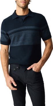 Rodd & Gunn Mount Albert Stripe Short Sleeve Cotton Sweater