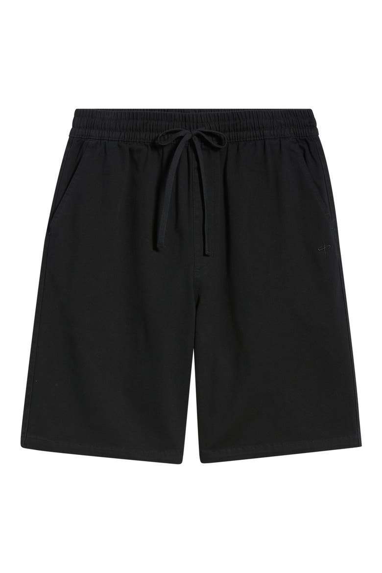 Peninsula Forever Drawstring Shorts, Alternate, color, BLACK