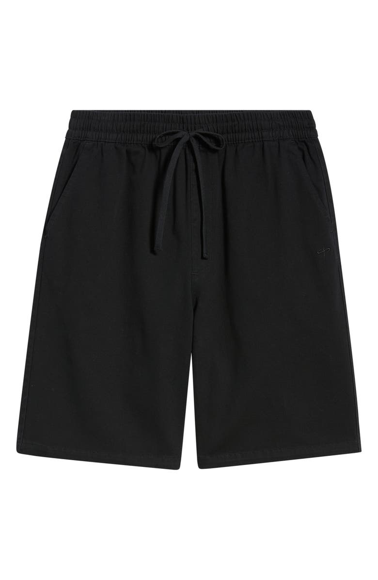 SANTO STUDIO Peninsula Forever Drawstring Shorts, Alternate, color, Black