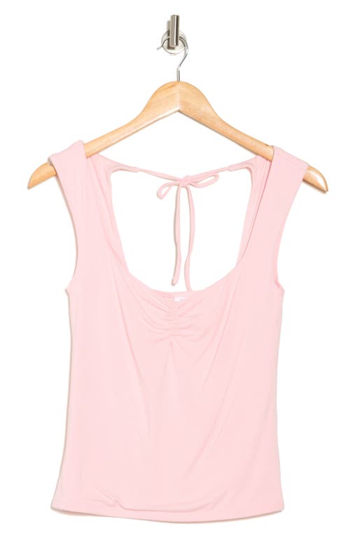 Abound Tie Back Tank In Pink