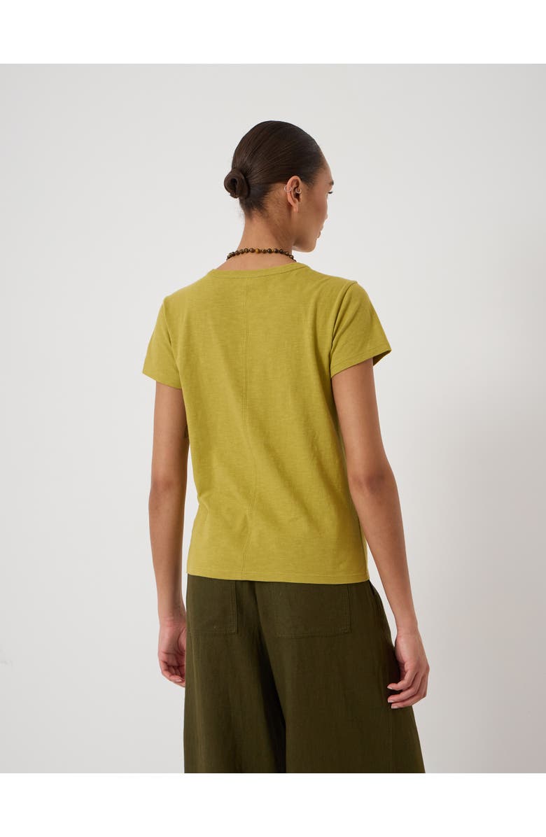 Hush Slim Fit Slub Cotton Crew T-Shirt, Alternate, color, Olive Green