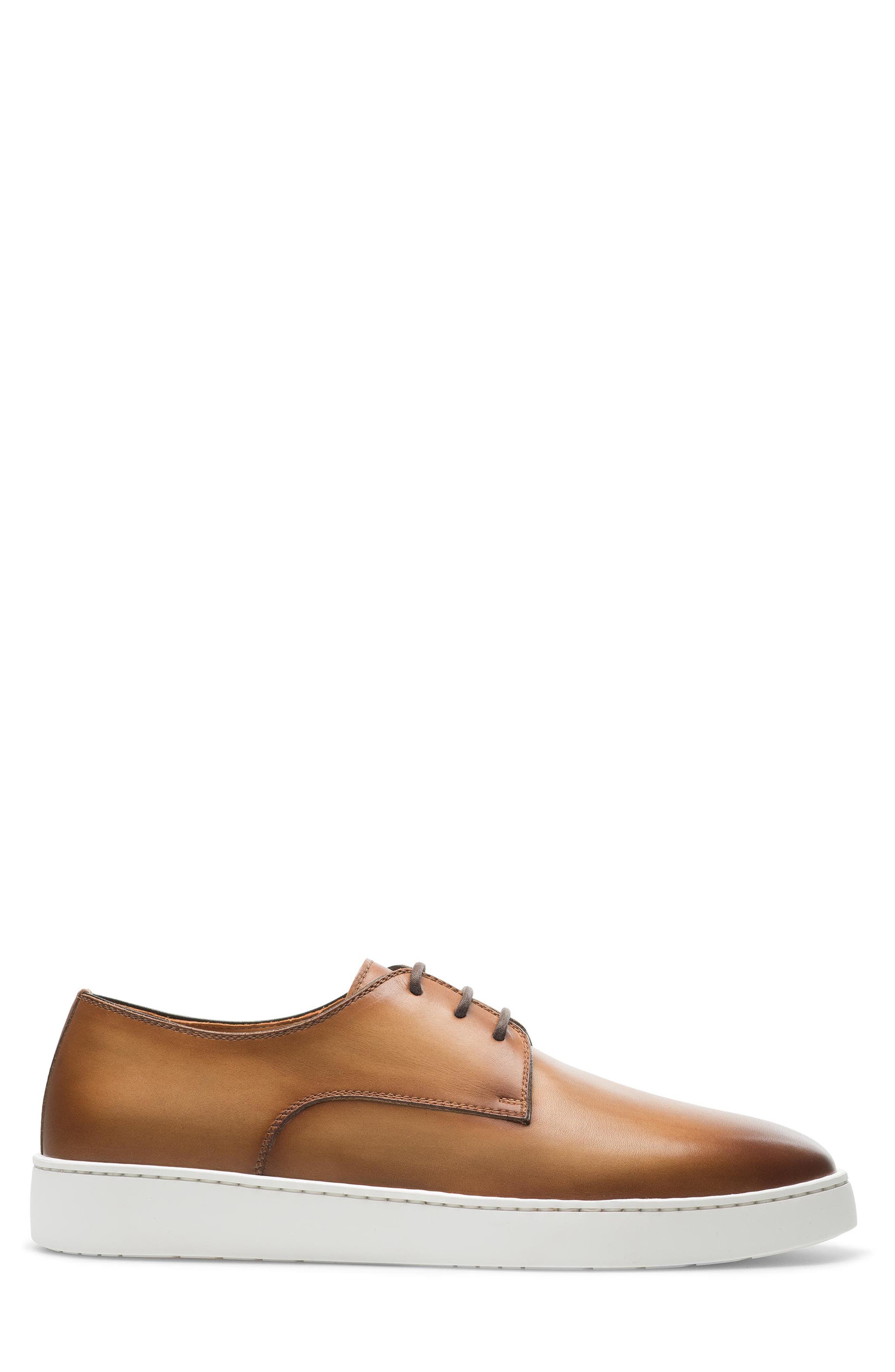 Lonzo Water Resistant Platform Derby Sneaker, Alternate, color, COGNAC