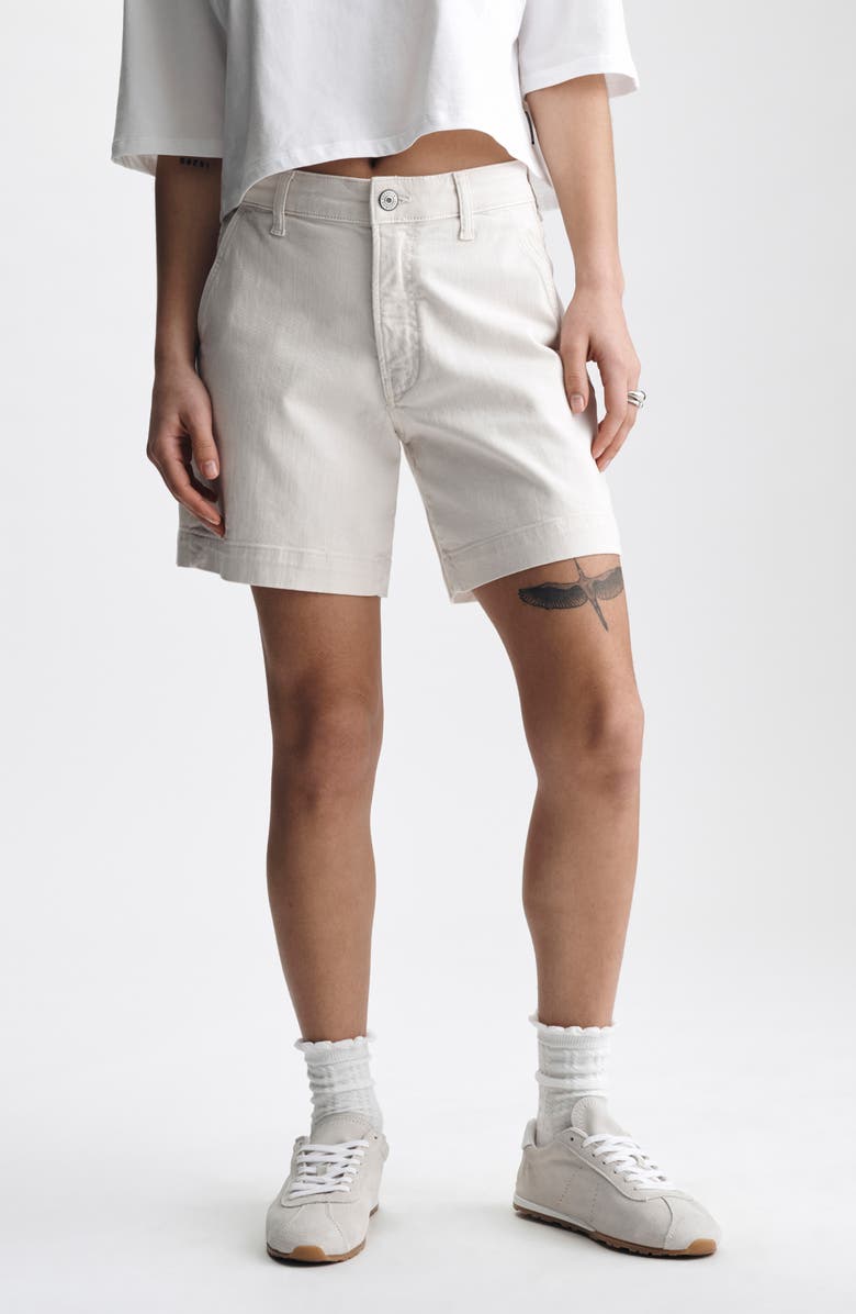 Brooklyn Industries Chino Shorts, Main, color, Cream Colored Twill