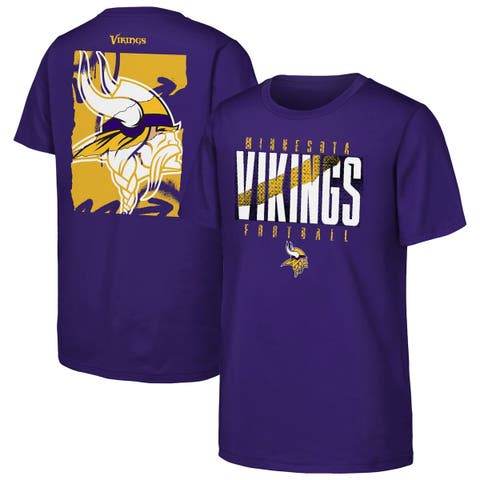 Youth Outerstuff Purple Minnesota Vikings Posterize T-Shirt