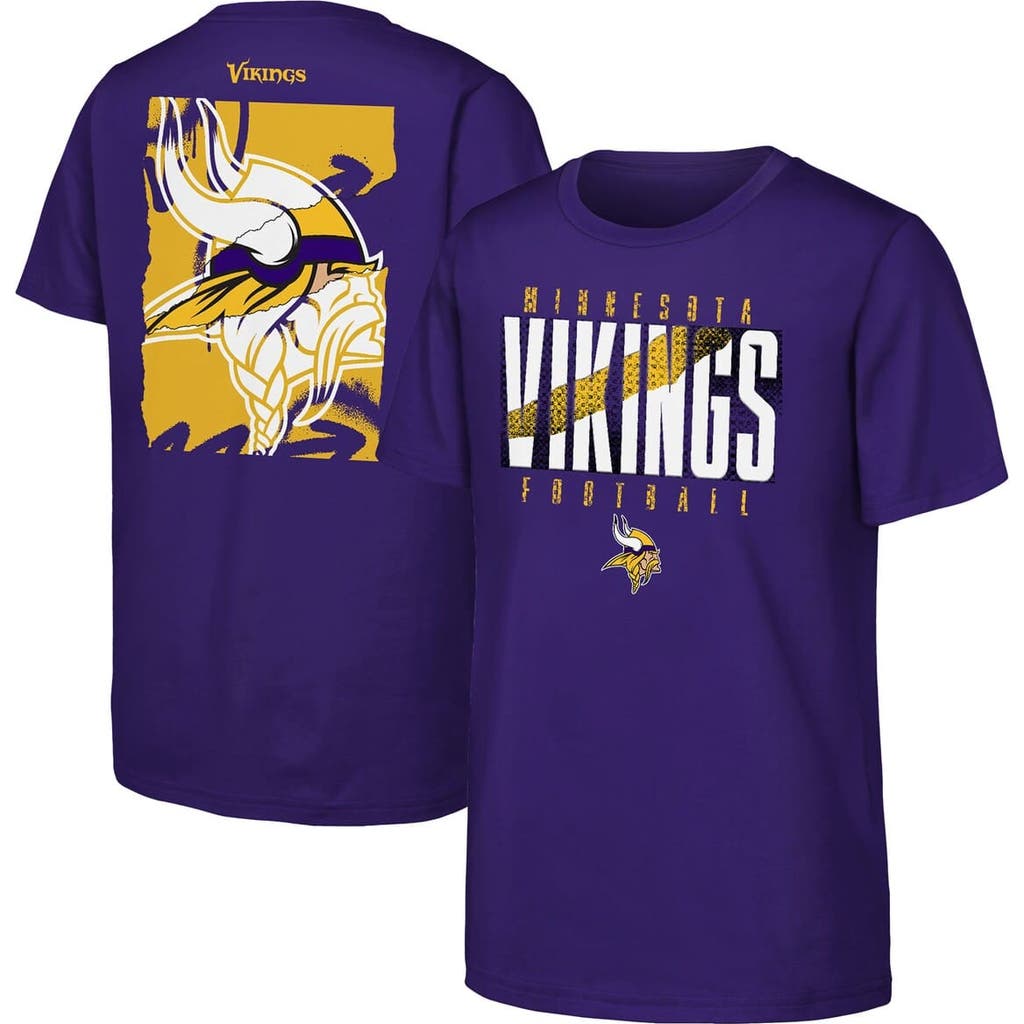 Outerstuff Youth Purple Minnesota Vikings Posterize T-shirt In Purple