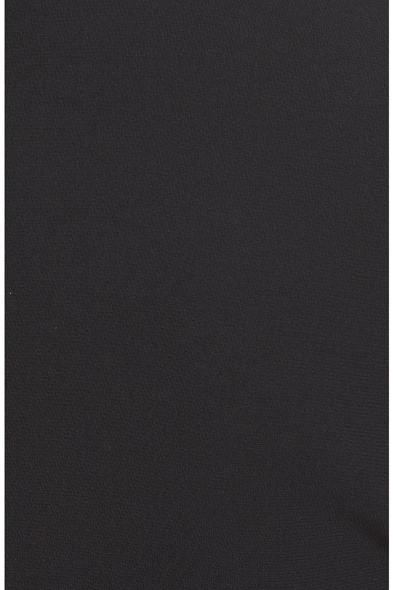 kate spade new york long sleeve sequin collar dress, Alternate, color, BLACK