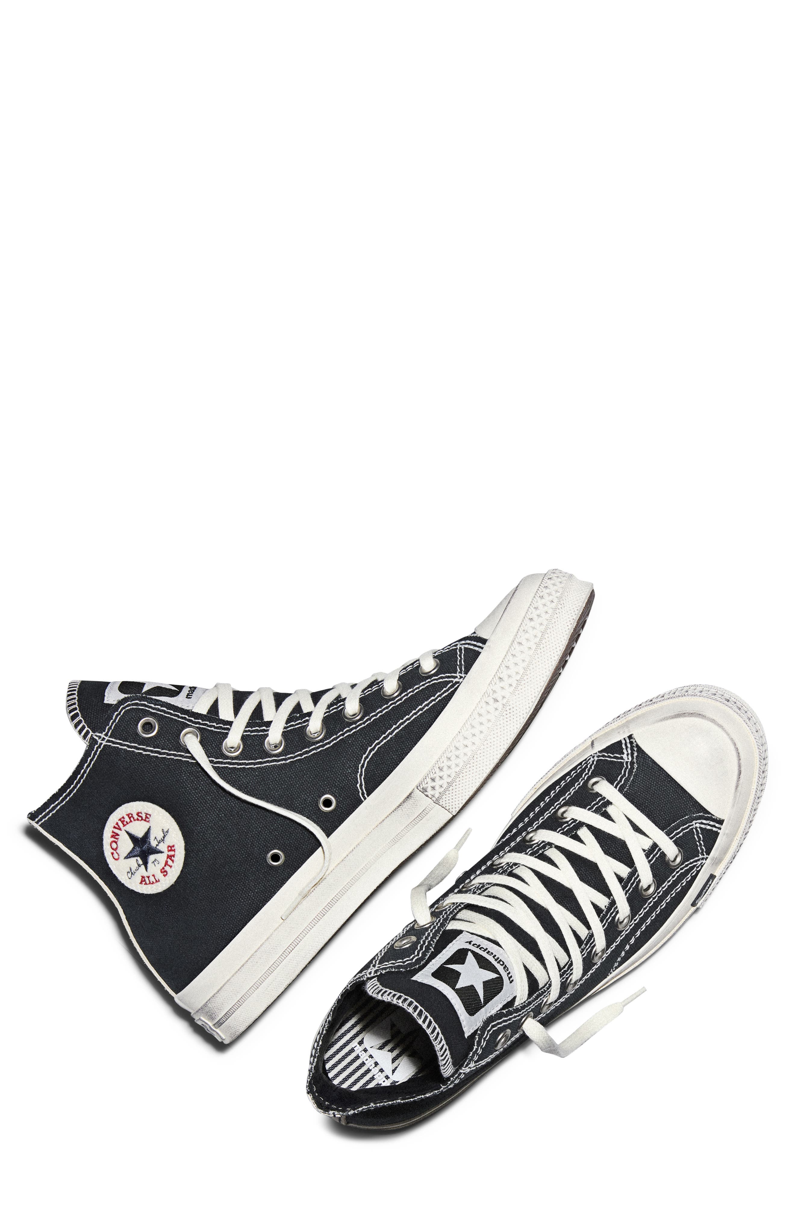 Converse Chuck Taylor All Star High Top Sneaker, Alternate, color, Black/ Egret/ Black